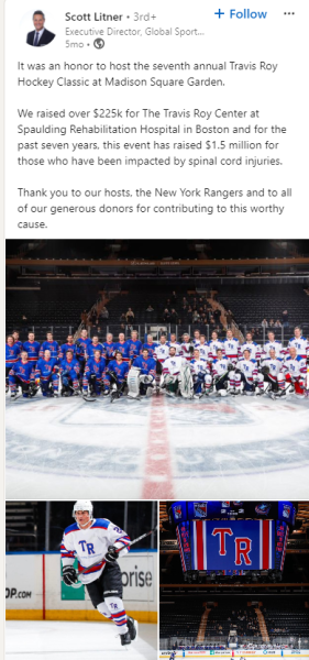 Scott Litner LinkedIn post