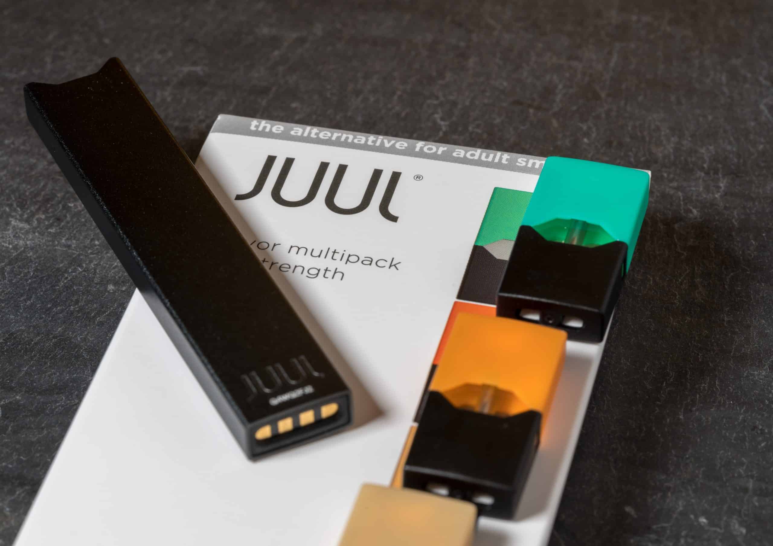 Juul device and pods