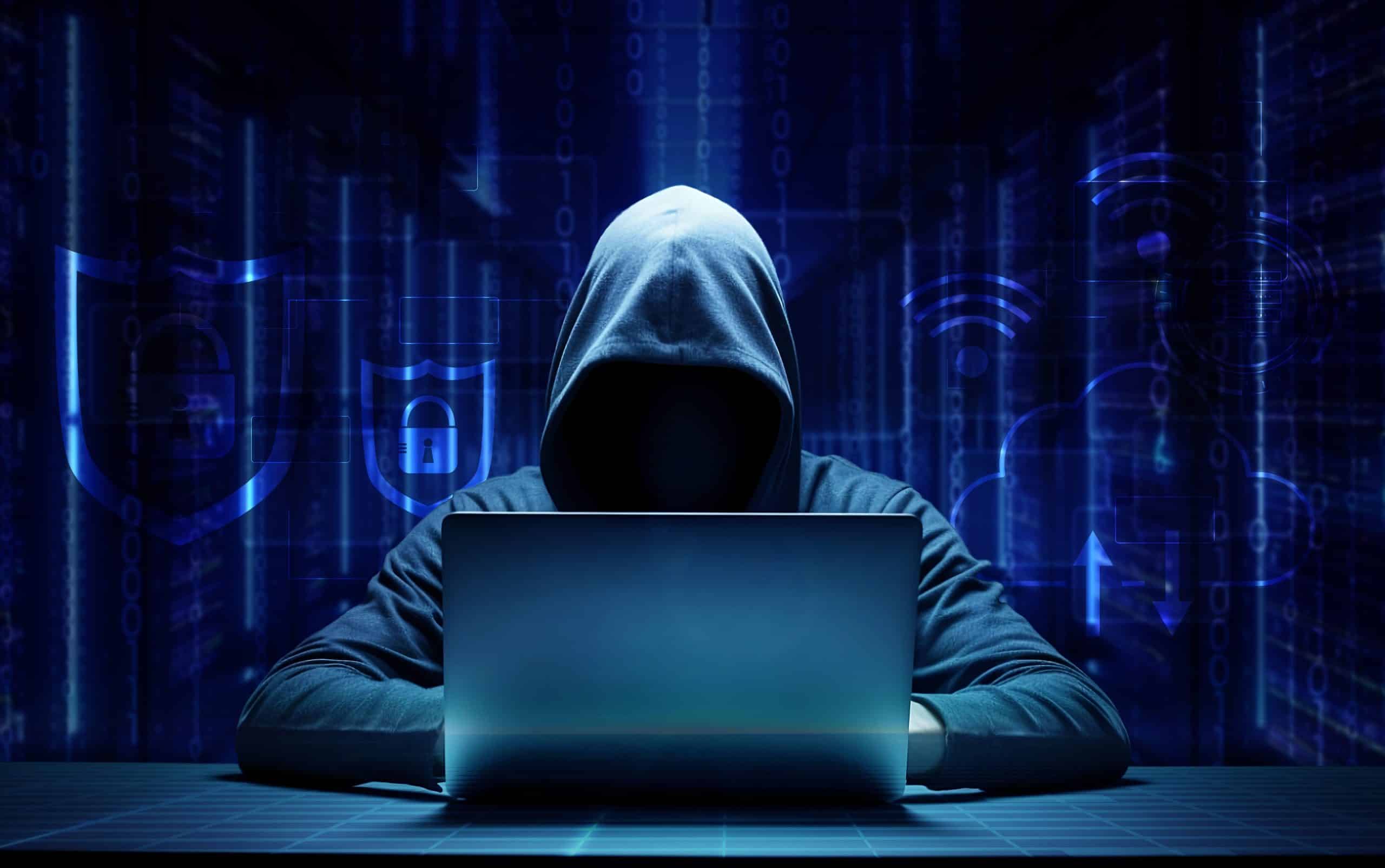 Hooded hacker
