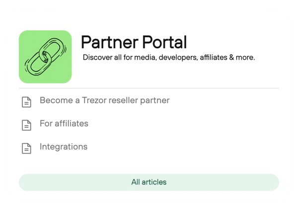 best crypto affiliate programs - trezor