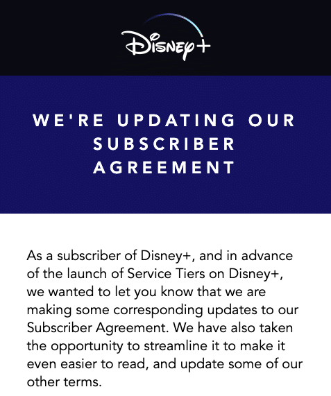 Disney Plus Terms and Conditions