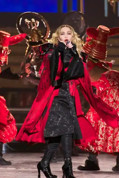 Madonna on stage