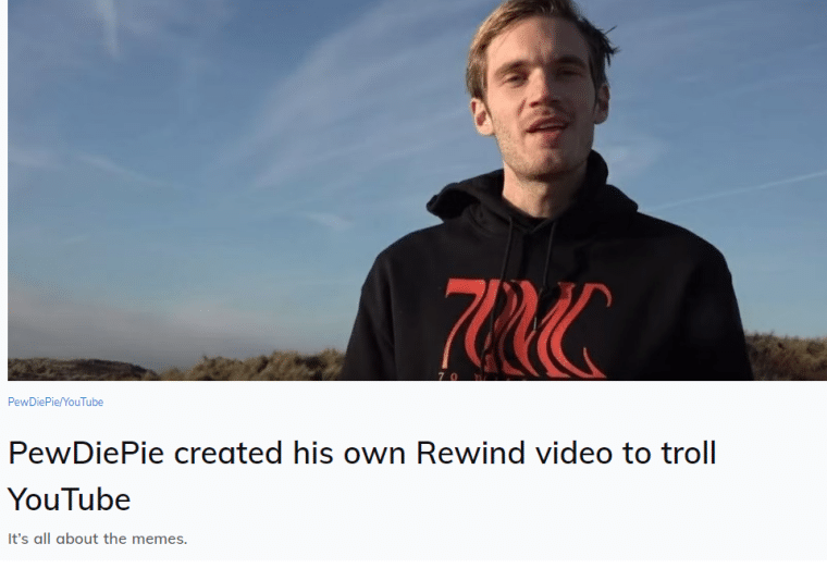 pewdiepie youtube troll