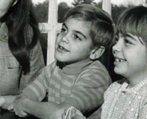 young George Clooney as a kid