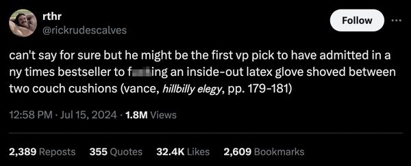 jd vance sofa tweet