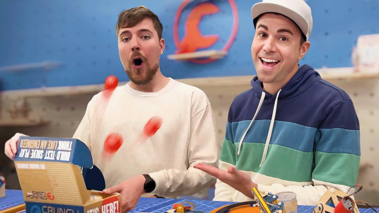 Mark Rober and MrBeast