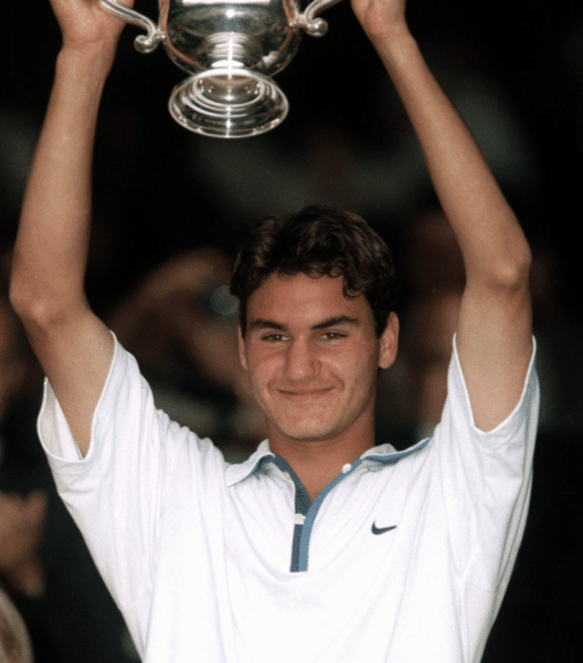 roger federer first junior championship