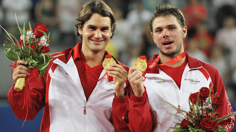 roger federer olympic gold doubles