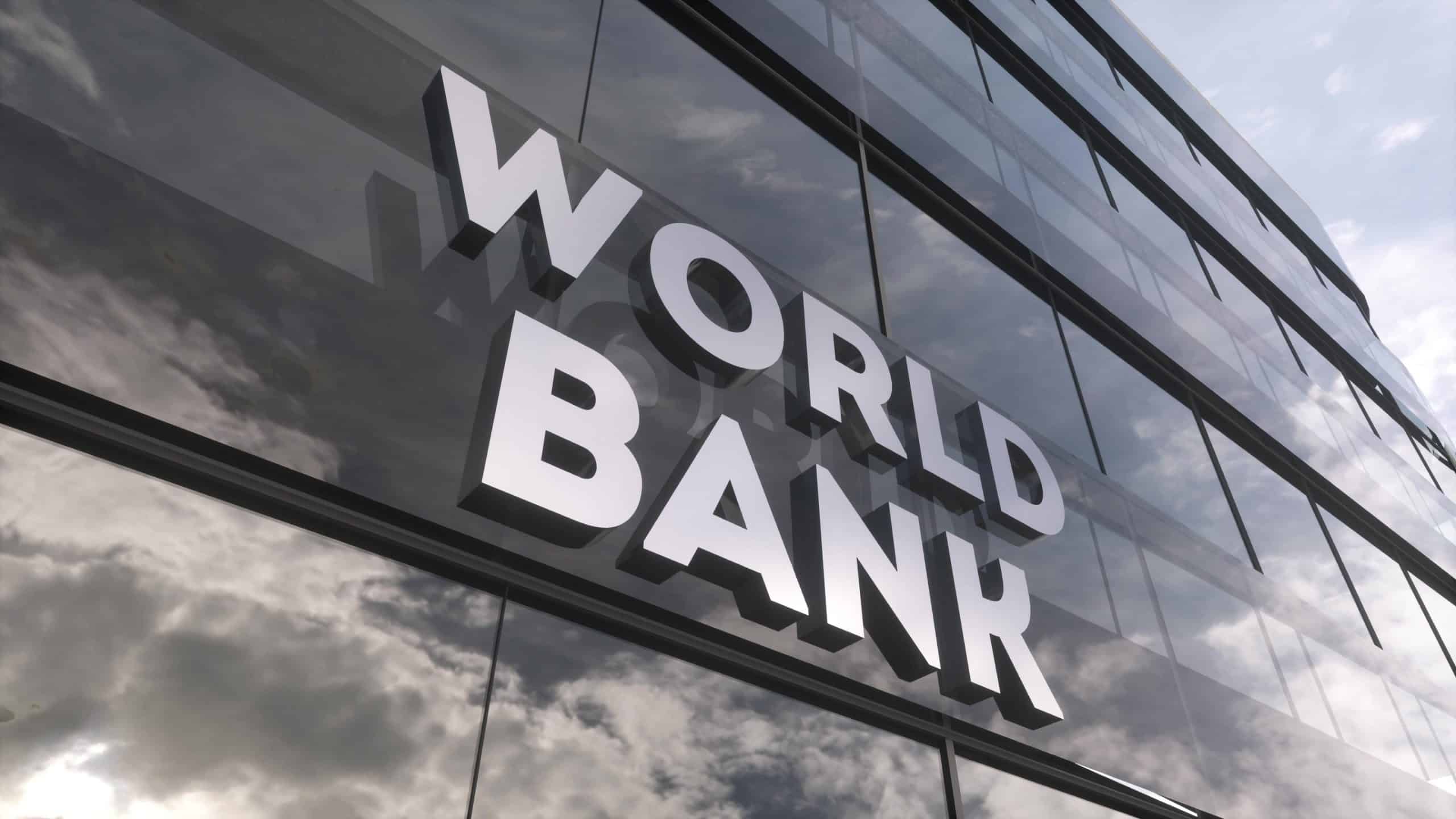 World Bank logo on a building