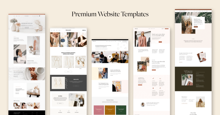 Square Space templates