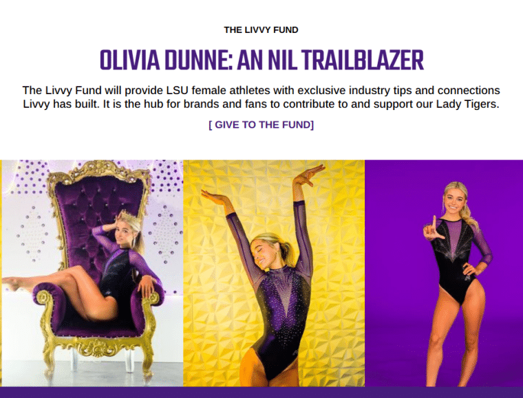 livvy dunne nil