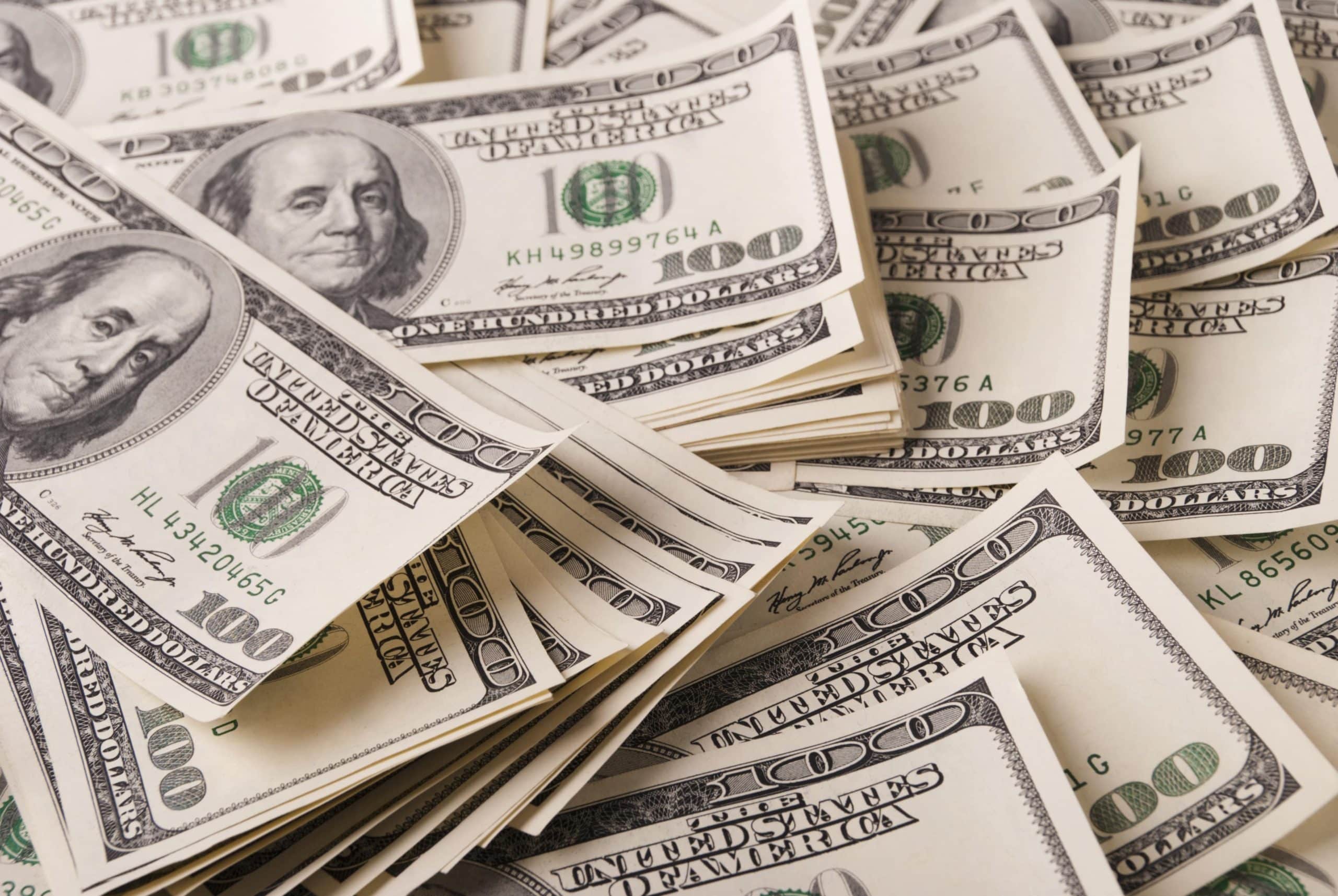 100 dollar bills