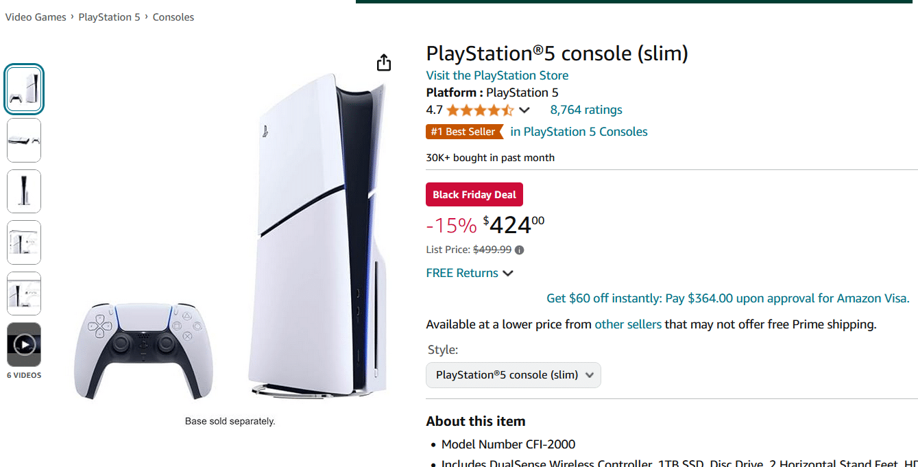 sonly ps5 on sale